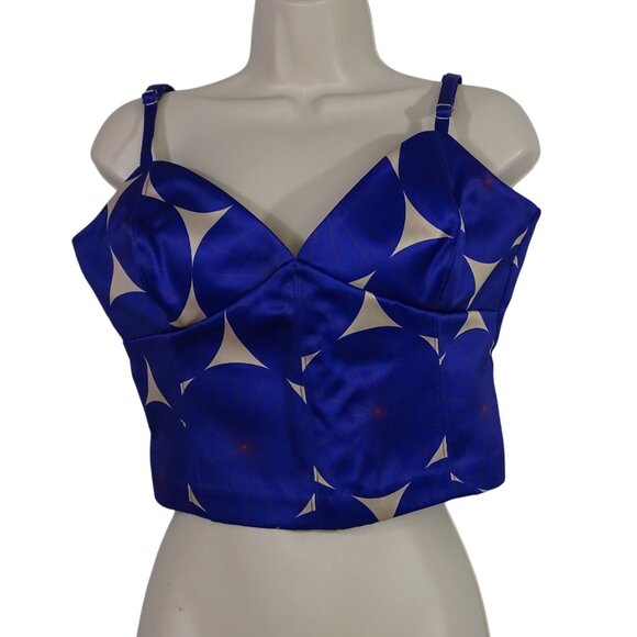 J. Crew Blue and White Tank Top - Picture 2 of 10